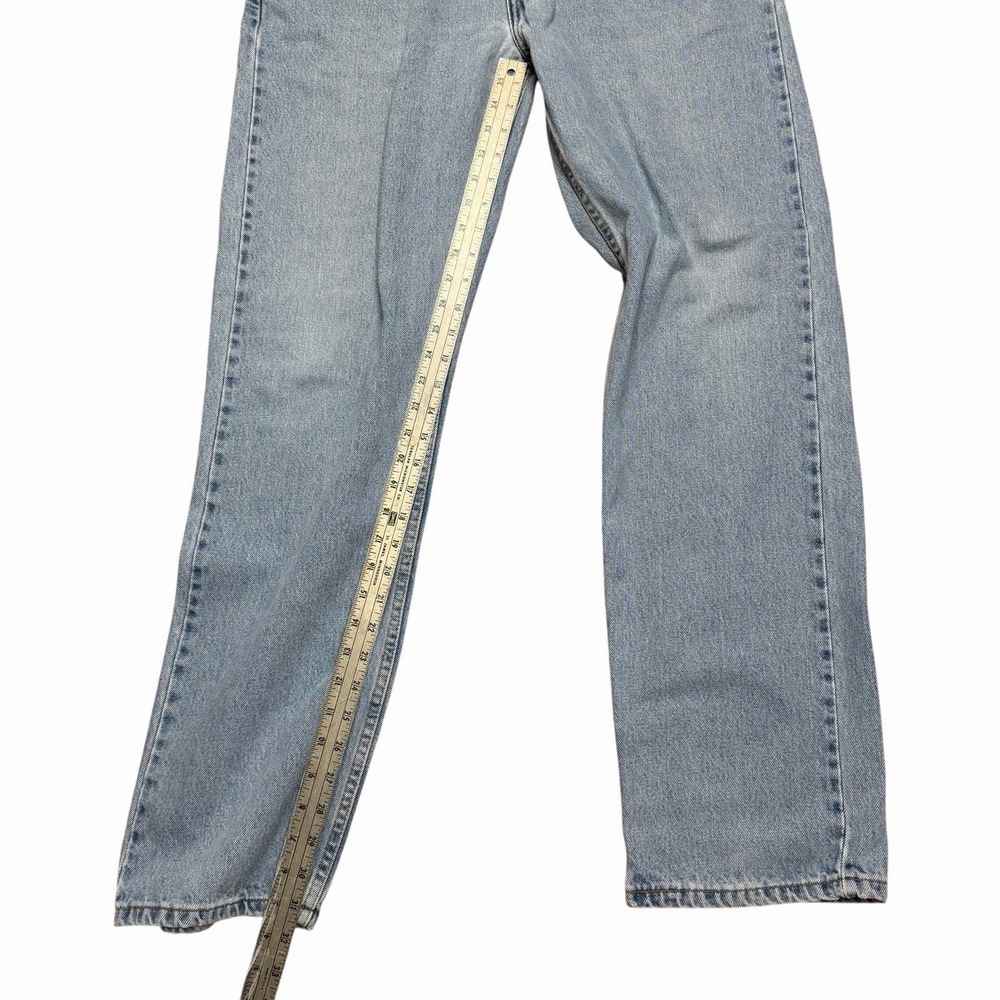 Levi's 505 Men's Jeans Made In Canada Batwings 36x32 Light Wash Straight Leg - Picture 13 of 16